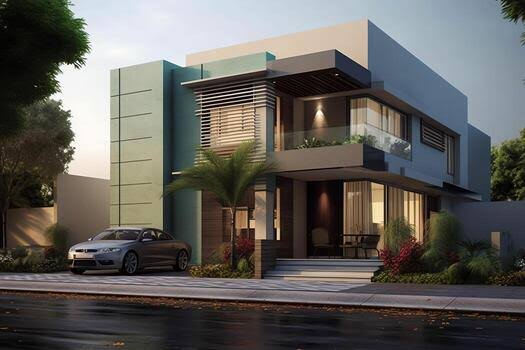 Modern architectural property